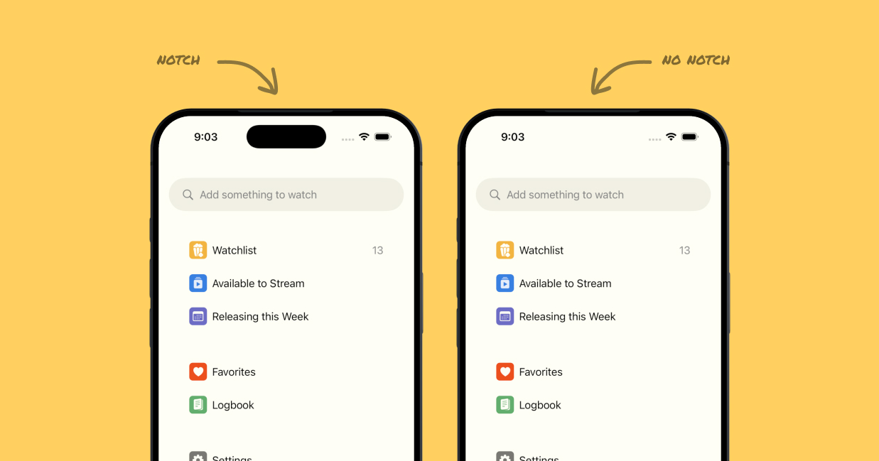 A UI screenshot of new functionality