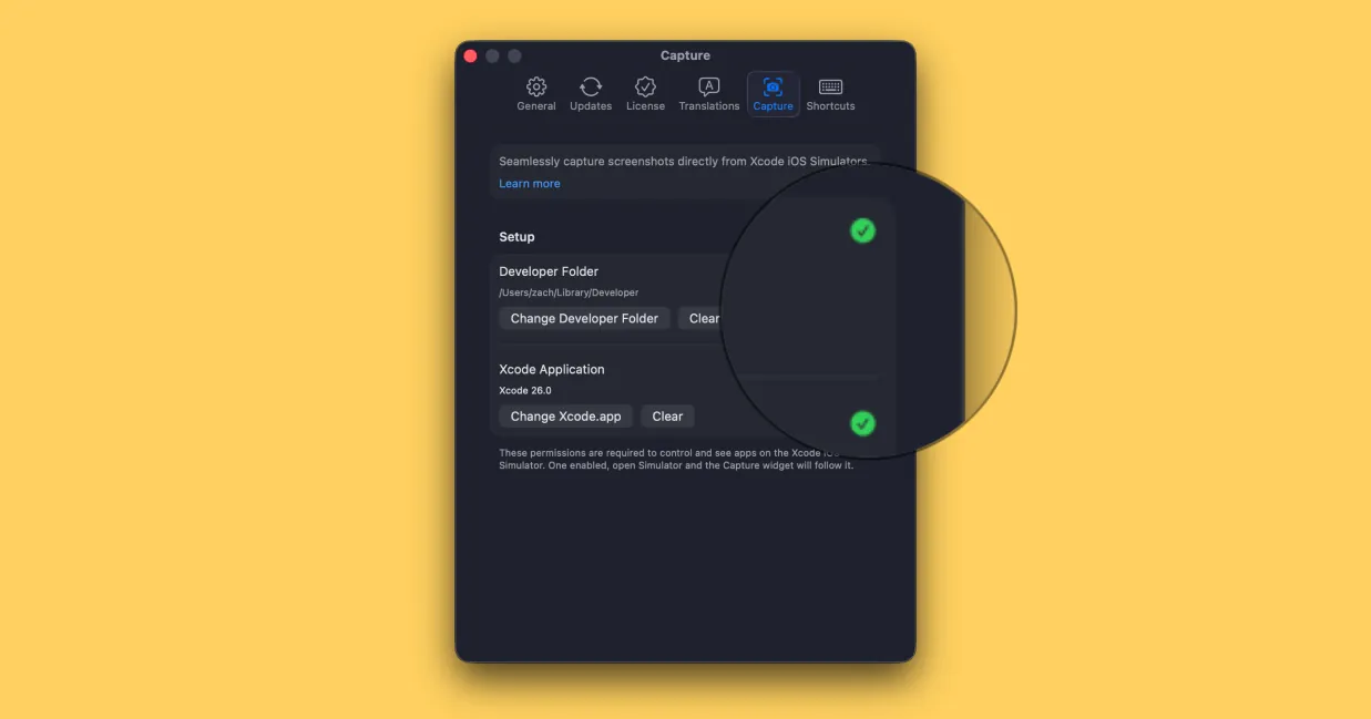 UI showing the ButterKit Capture tool settings