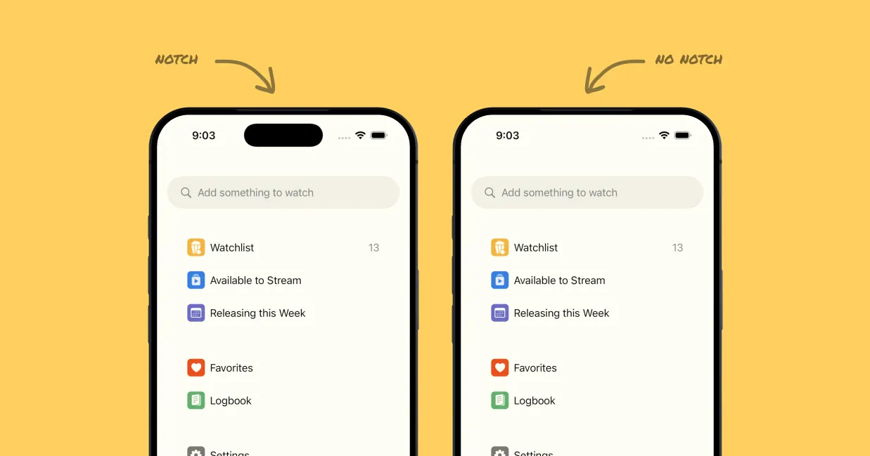 A UI screenshot of new functionality